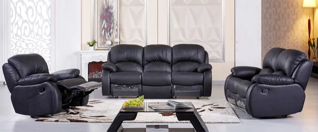 High Quality Leather Recliner 3+2+1 Seater Sofa Sofas